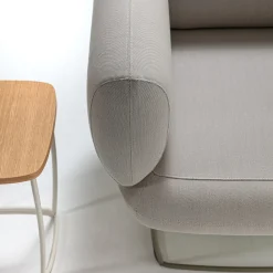 La Cividina Armchairs<Bernard Light Gray Small Armchair