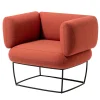 La Cividina Armchairs<Bernard Orange Small Armchair