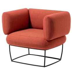 La Cividina Armchairs<Bernard Orange Small Armchair