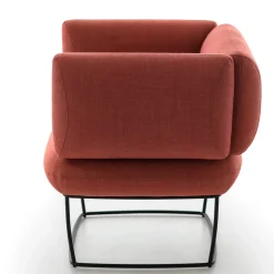 La Cividina Armchairs<Bernard Orange Small Armchair