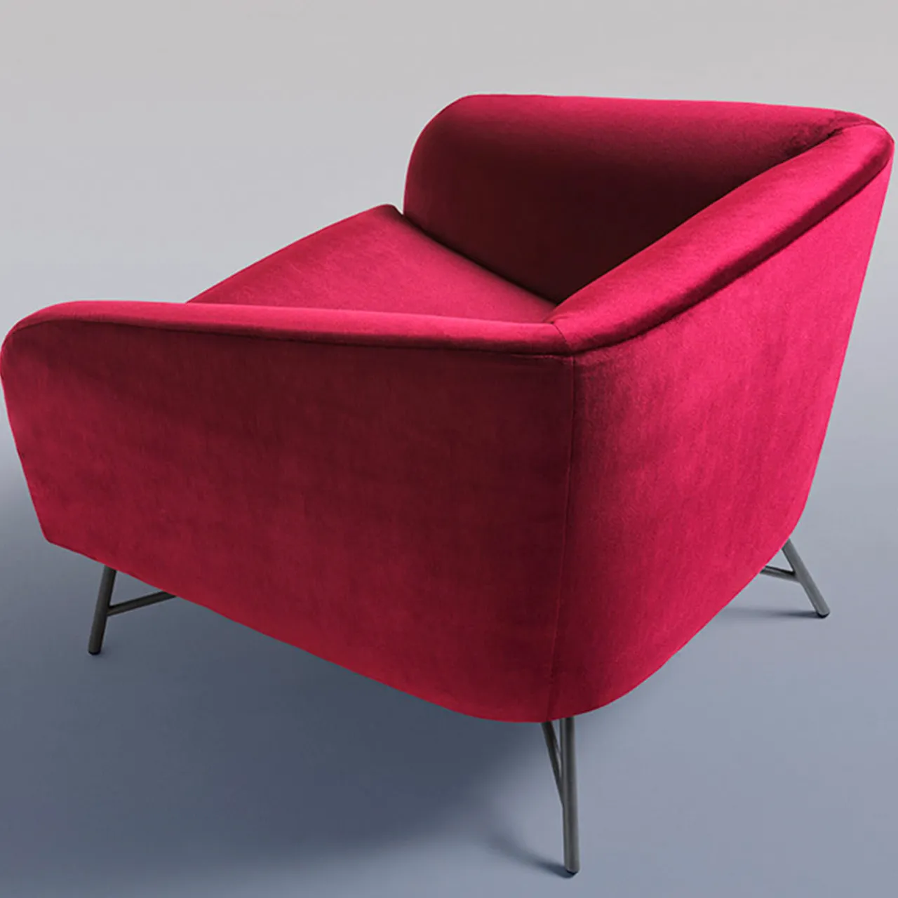 My Home Armchairs<Betty Burgundy Armchair by Angeletti Ruzza