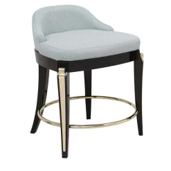 Bianchini Bar Stools<Betty Ebony Macassar Bar Stool