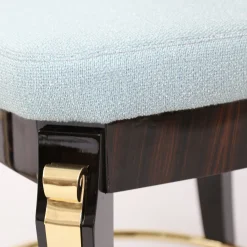 Bianchini Bar Stools<Betty Ebony Macassar Bar Stool