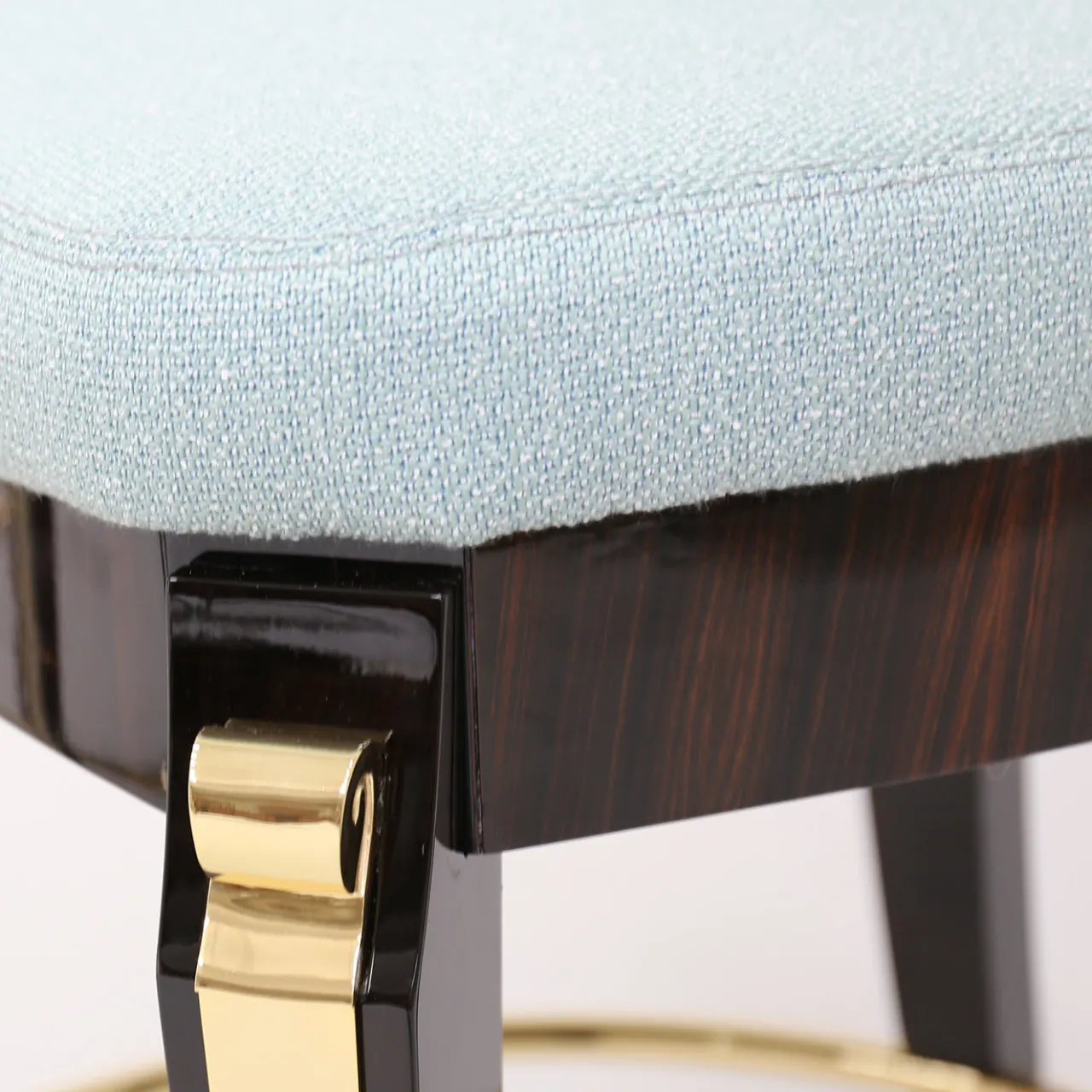 Bianchini Bar Stools<Betty Ebony Macassar Bar Stool