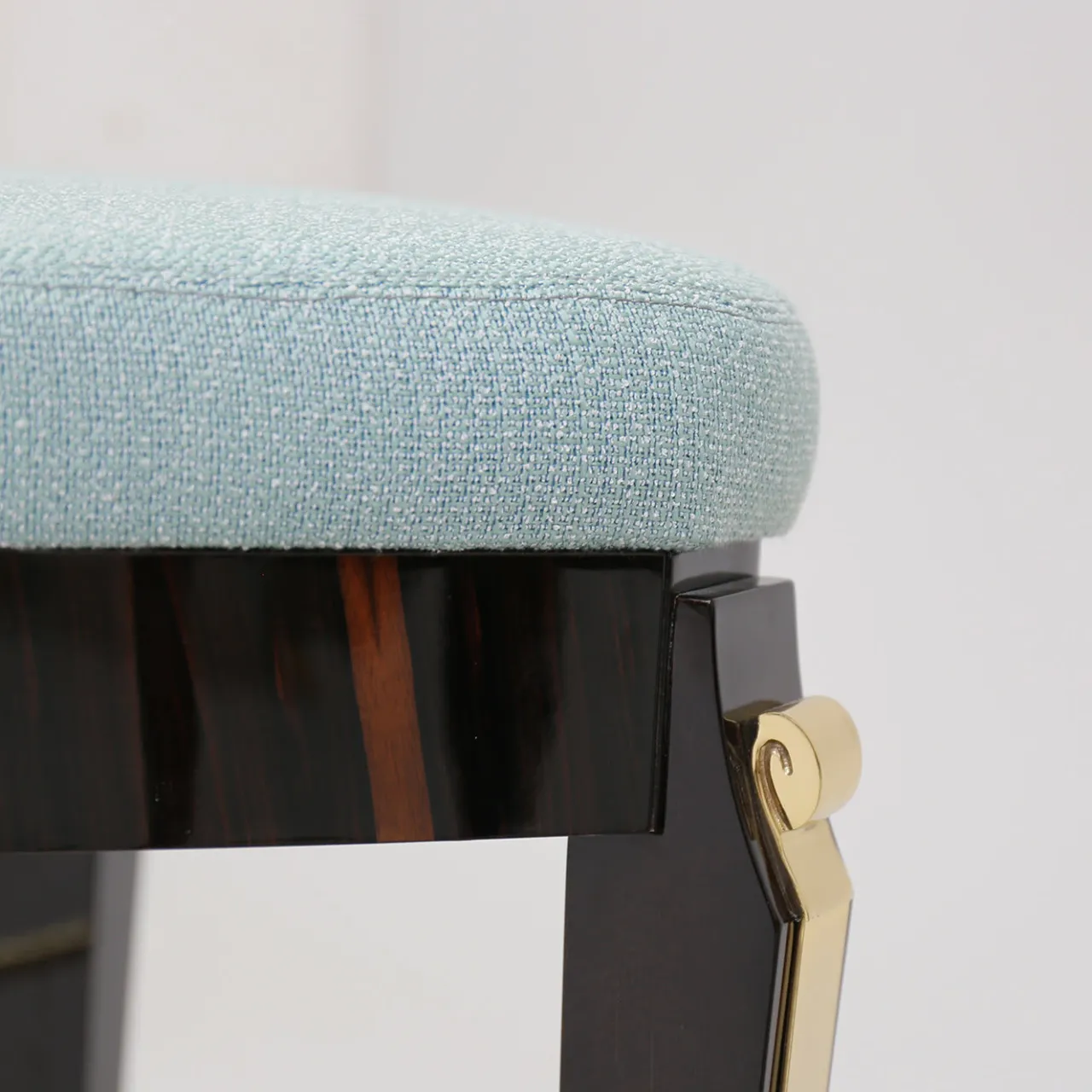 Bianchini Bar Stools<Betty Ebony Macassar Bar Stool