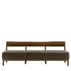 Riva 1920 Benches<Betty solid walnut wood and utah leather bench