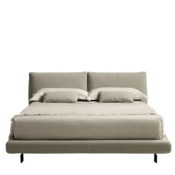 Ferri 1956 Beds<Beverly Bed 905 in Beige Leather