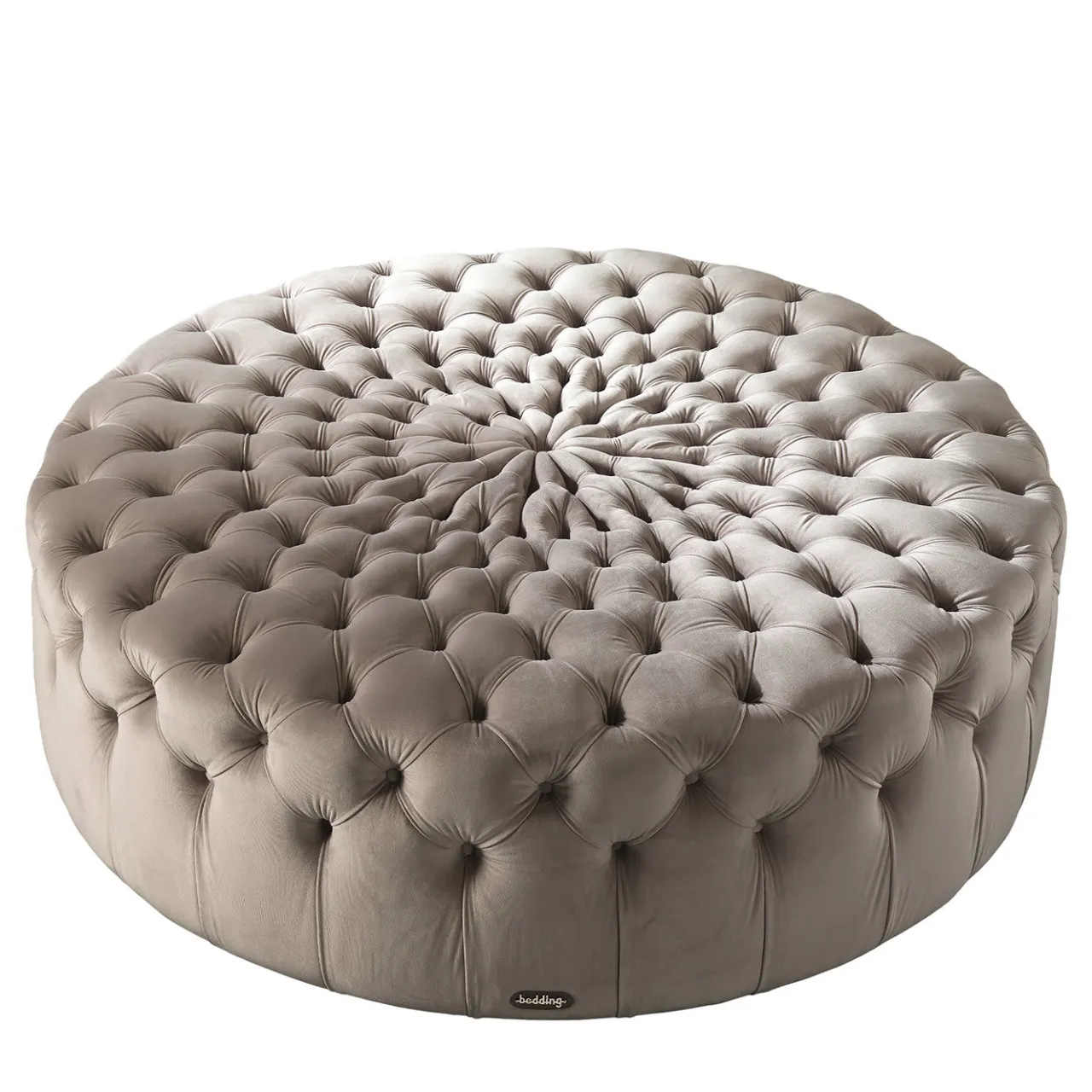 Bedding Atelier Ottomans & Poufs<Beverly Beige Pouf