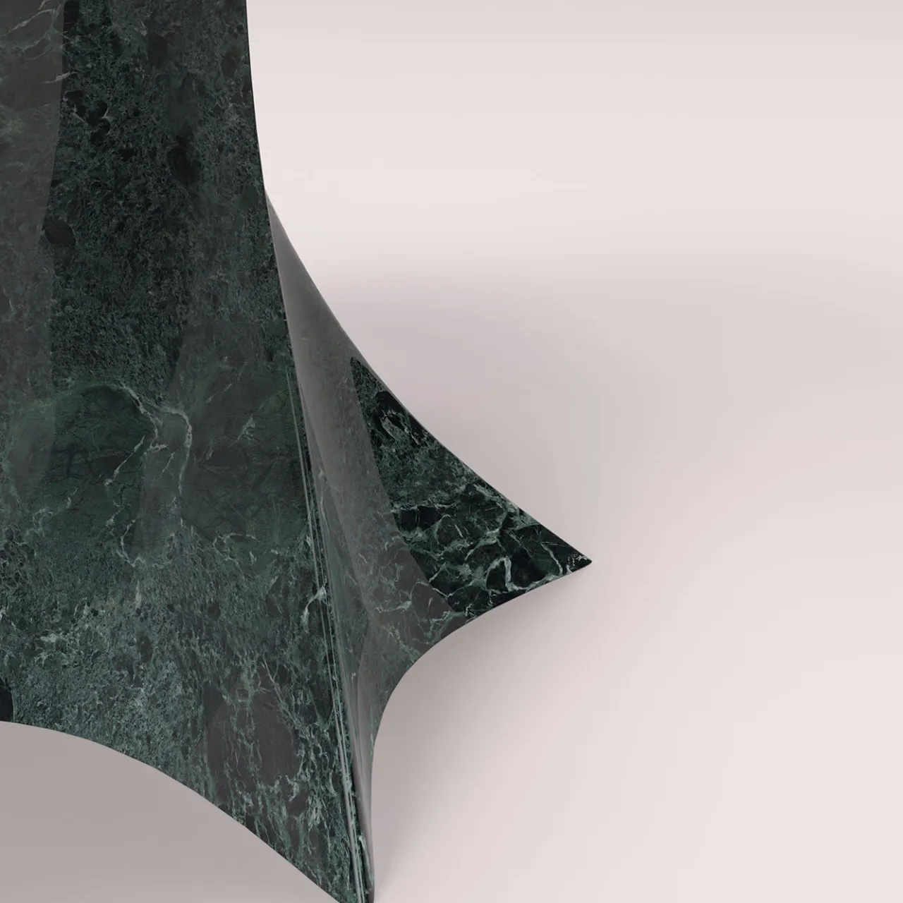 Carcino Design Dining Tables<Bianca Round Verde Alpi Table