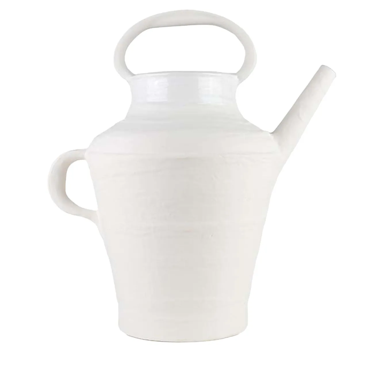 Lando Other Outdoor Furniture<Bianco Latte 08 White Ceramic Watering Can