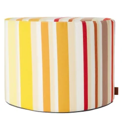 Missoni Home Collection Other Outdoor Furniture<Biarritz Cylinder Multicolor Outdoor Pouf