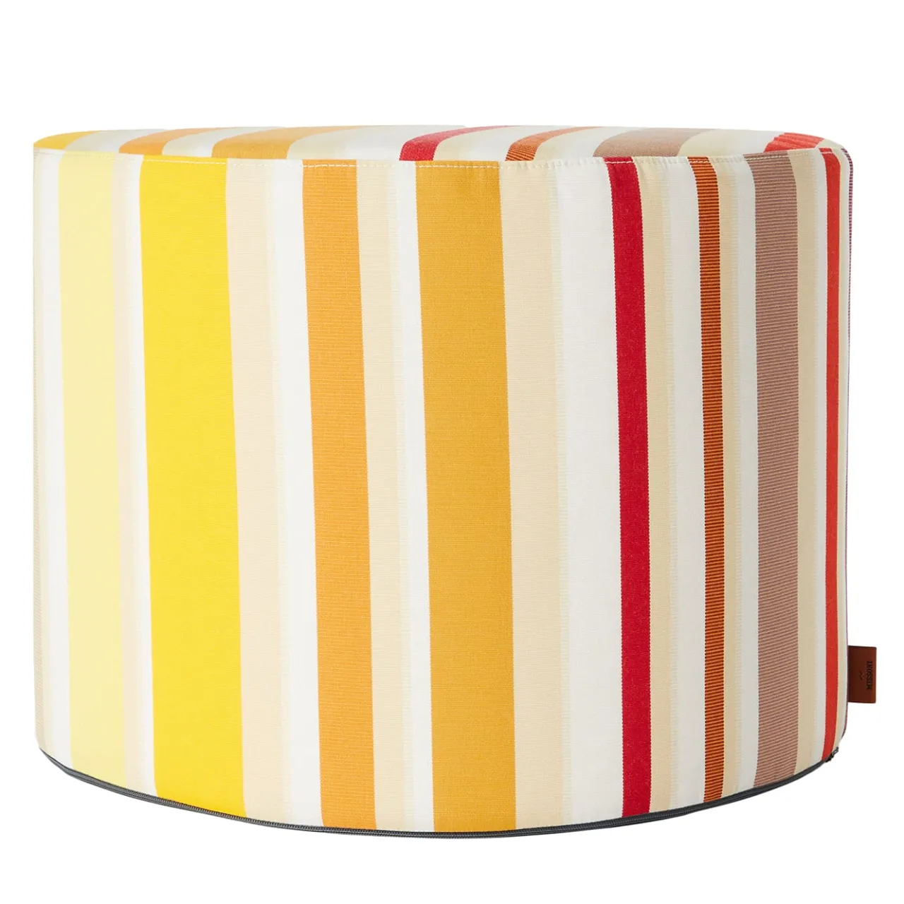 Missoni Home Collection Other Outdoor Furniture<Biarritz Cylinder Multicolor Outdoor Pouf