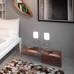 Horm Nightstands<Bifronte Nightstand with Drawer by Toyo Ito
