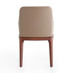 Morica Design Armchairs<Big Antigona Taupe Leather Armchair