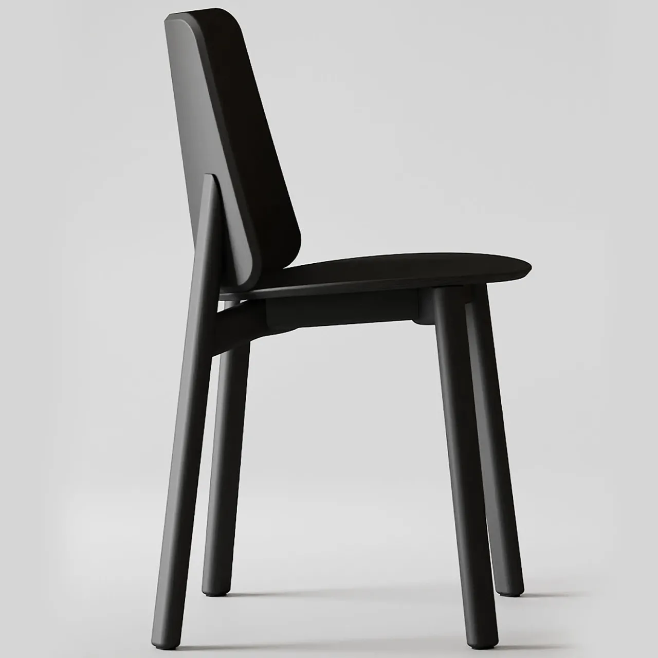 Billiani 1911 Chairs<Billa Black Chair by Claudio Avetta
