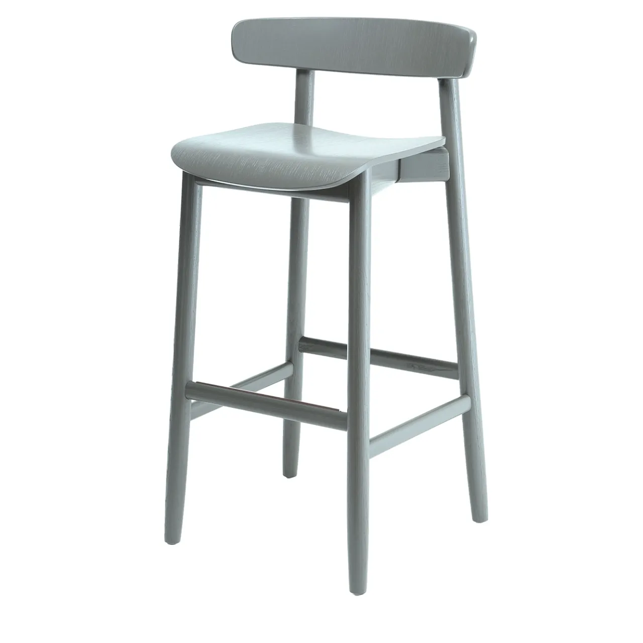 Livoni 1895 Bar Stools<Bison 1998 Gray Bar Stool by Debiasi Sandri - Tekhne Collection