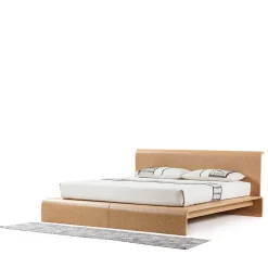 OTQ Beds<Bisu The secret of Longevity Bedframe by Matteo Congiu