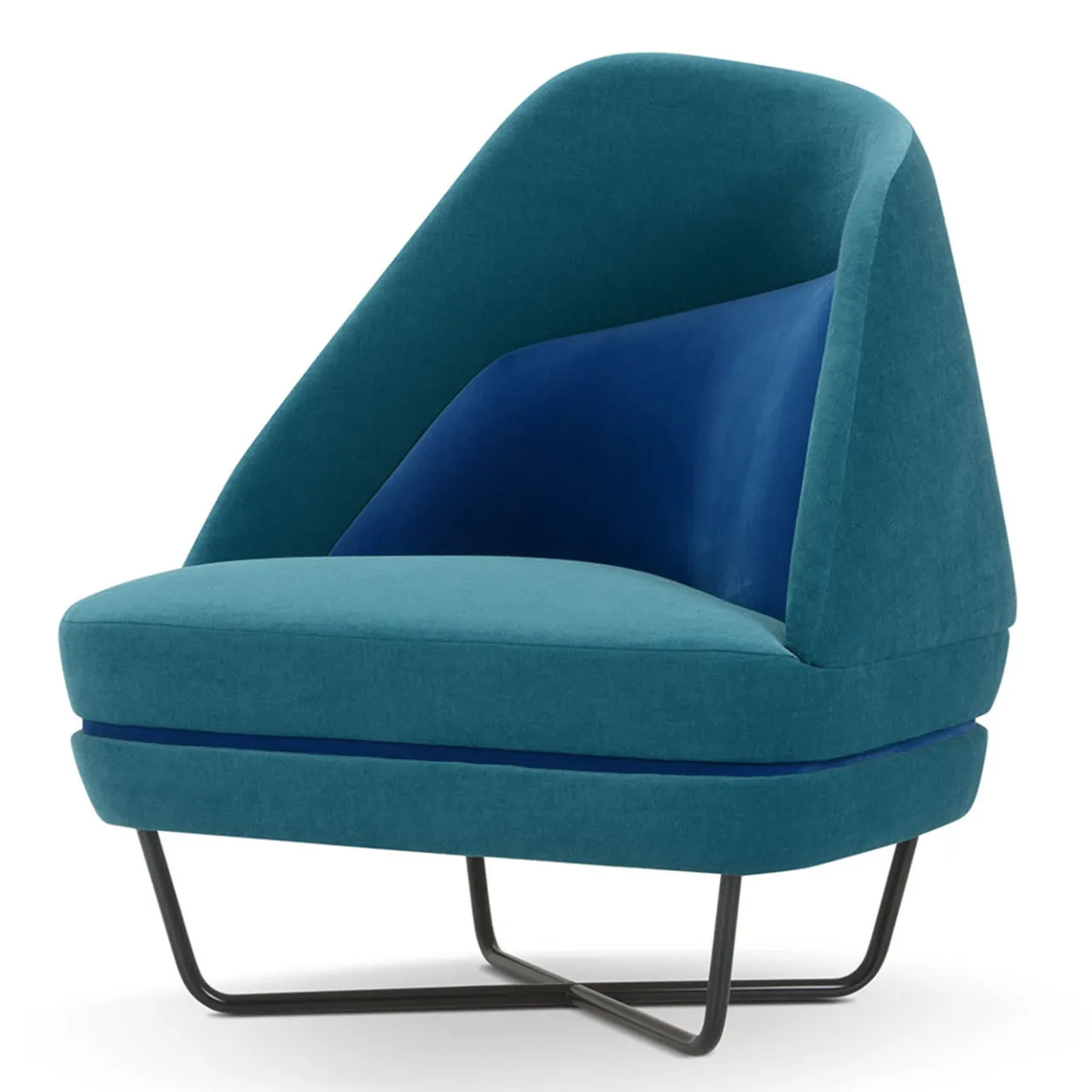 Adrenalina Armchairs<Bixib Blue Armchair by Luca Alessandrini