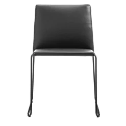 Enrico Pellizzoni Chairs<Bizzy Black Leather Chair