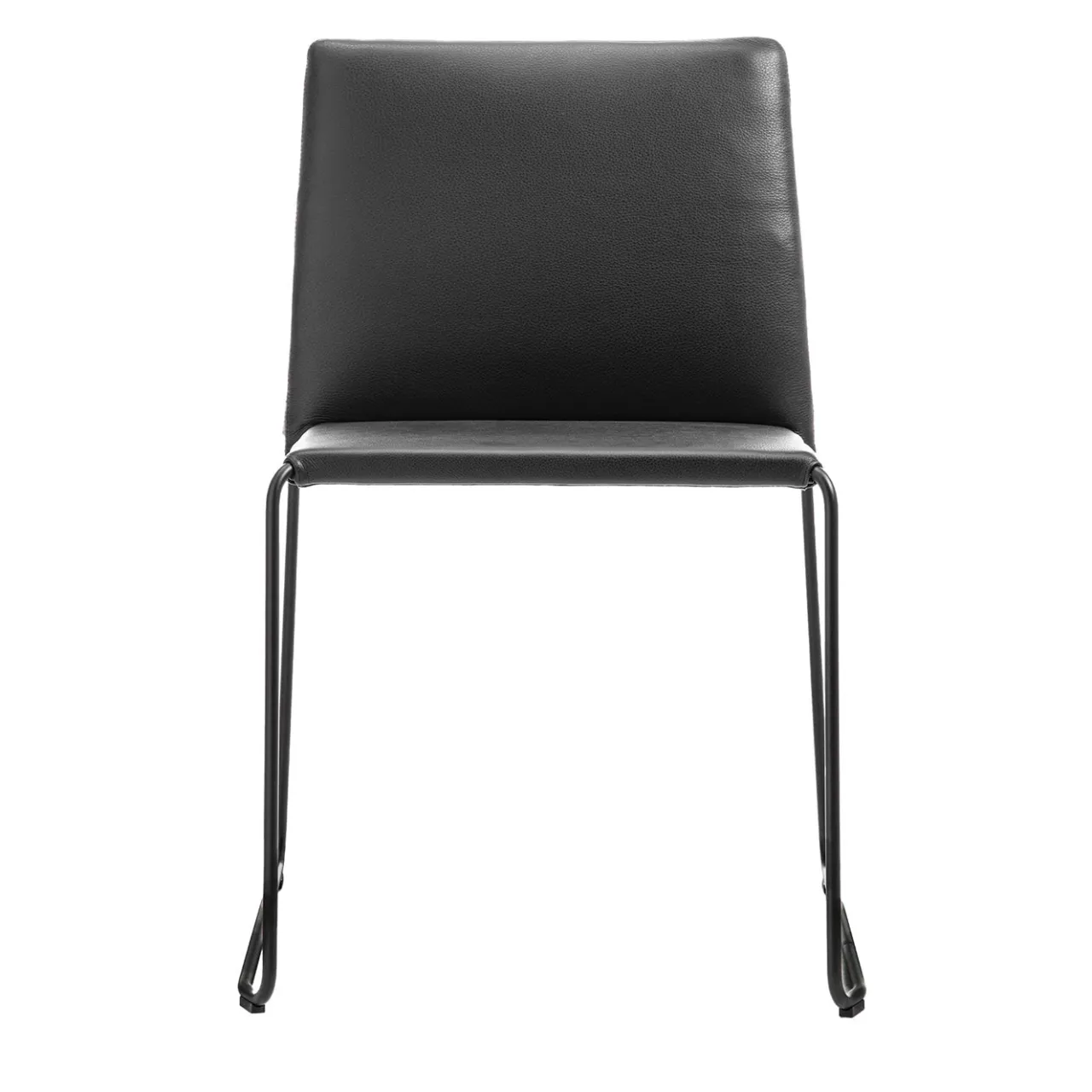 Enrico Pellizzoni Chairs<Bizzy Black Leather Chair