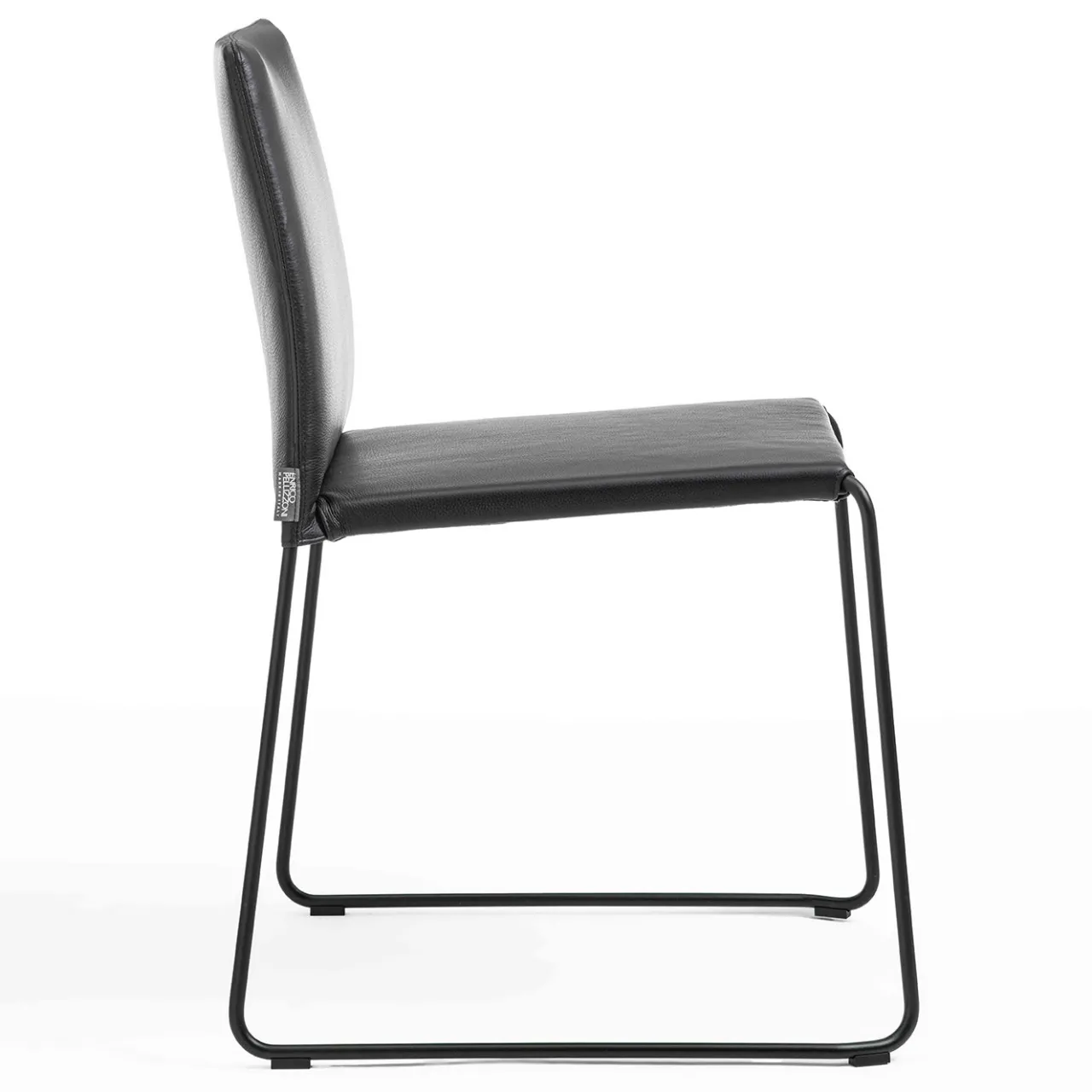 Enrico Pellizzoni Chairs<Bizzy Black Leather Chair