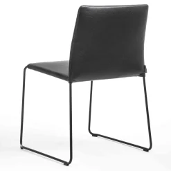 Enrico Pellizzoni Chairs<Bizzy Black Leather Chair