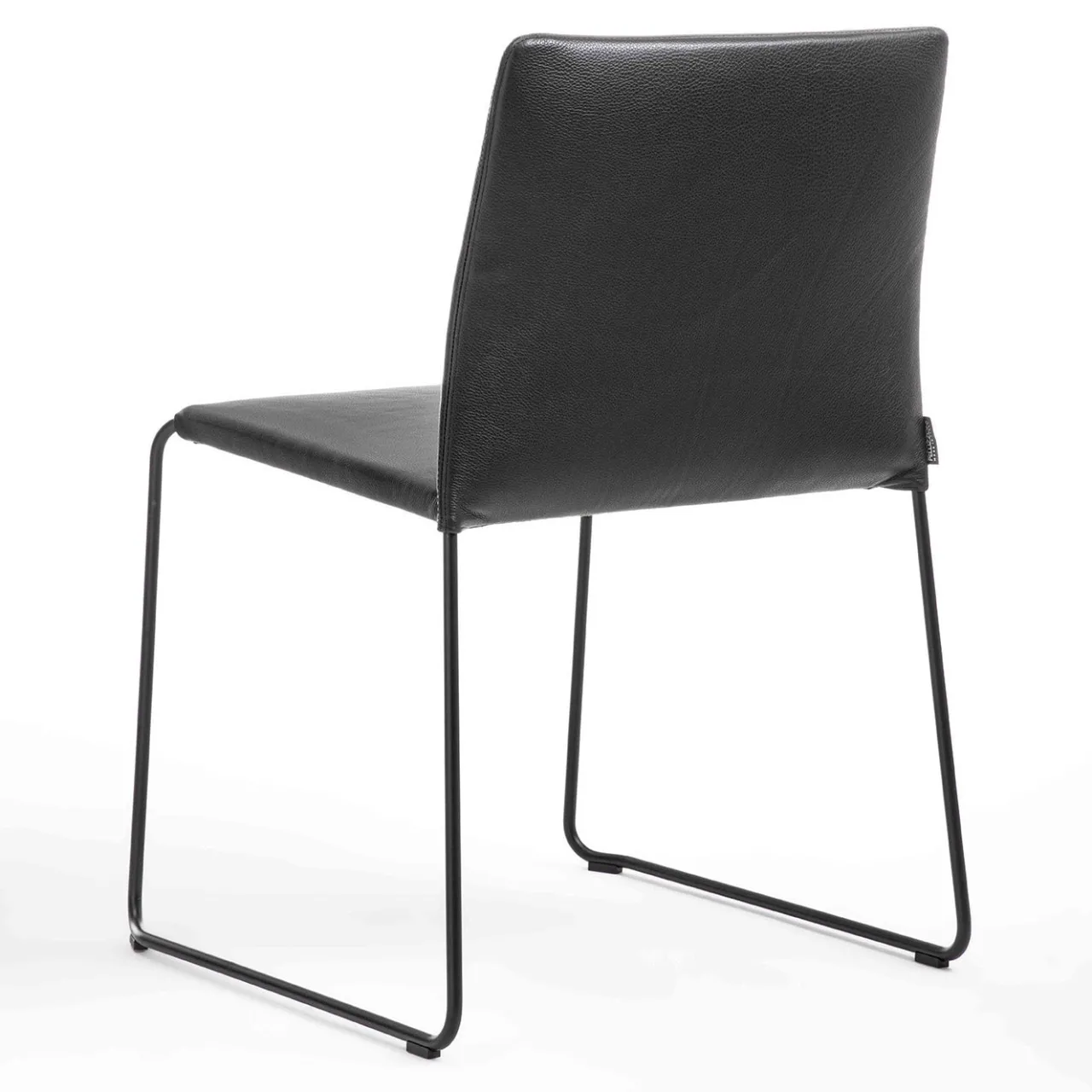 Enrico Pellizzoni Chairs<Bizzy Black Leather Chair