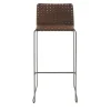 Enrico Pellizzoni Bar Stools<Bizzy Brown Woven Bar Stool