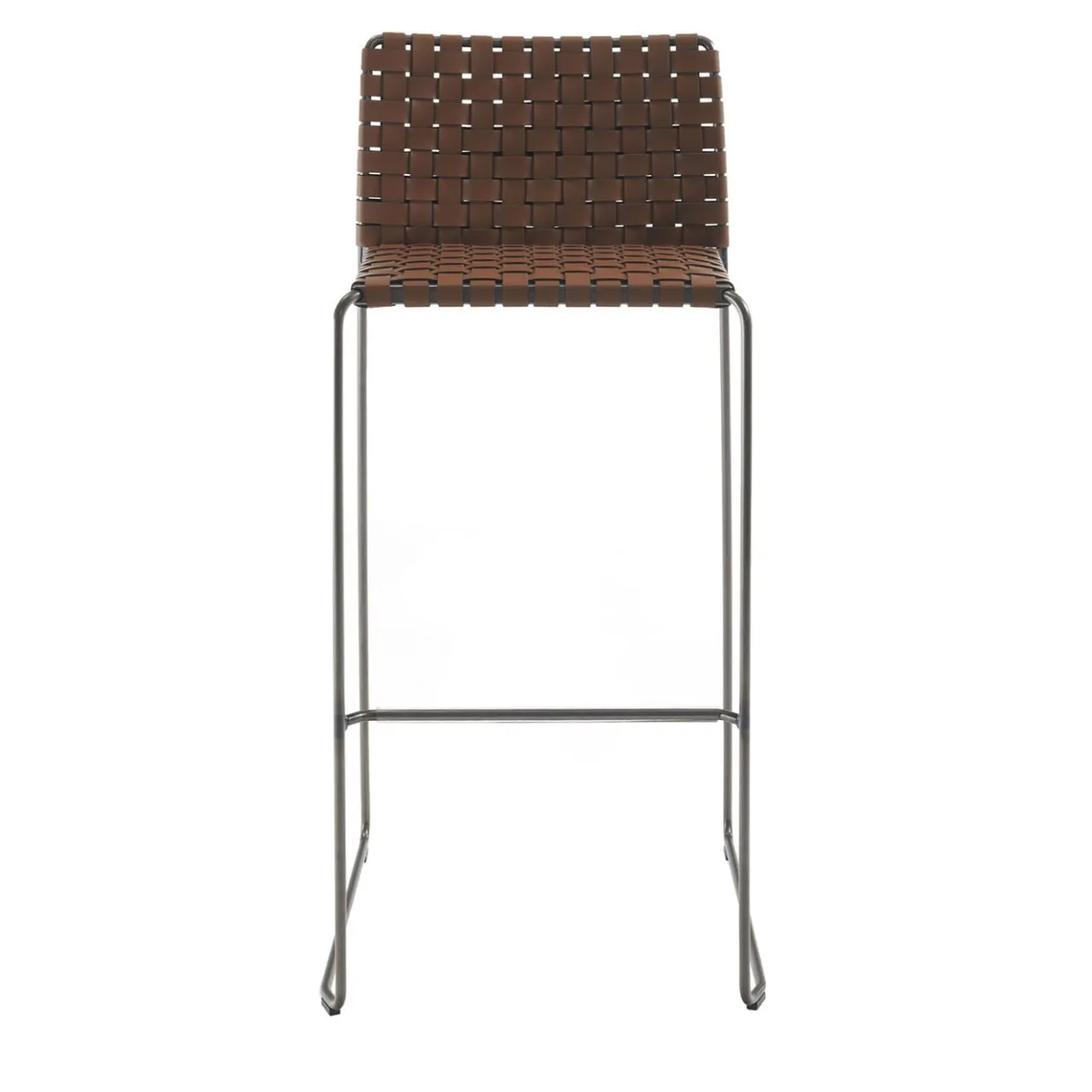 Enrico Pellizzoni Bar Stools<Bizzy Brown Woven Bar Stool