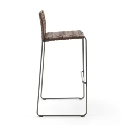 Enrico Pellizzoni Bar Stools<Bizzy Brown Woven Bar Stool