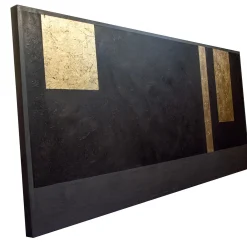 Stefano Gerini Beds<Black & Gold Wood Bed Headboard