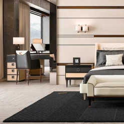 CPRN Homood Nightstands<Black and White Nightstand