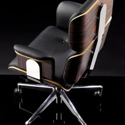 Altek Italia Design Office Chairs<Black Armadillo/2 Swivel Armchair by Rainer Bachschmid