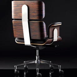Altek Italia Design Office Chairs<Black Armadillo/2 Swivel Armchair by Rainer Bachschmid