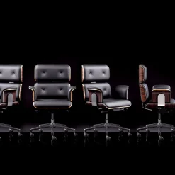 Altek Italia Design Office Chairs<Black Armadillo/2 Swivel Armchair by Rainer Bachschmid