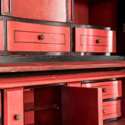 Porte Italia Cabinets<Black Doge Secretary with Chinoiserie