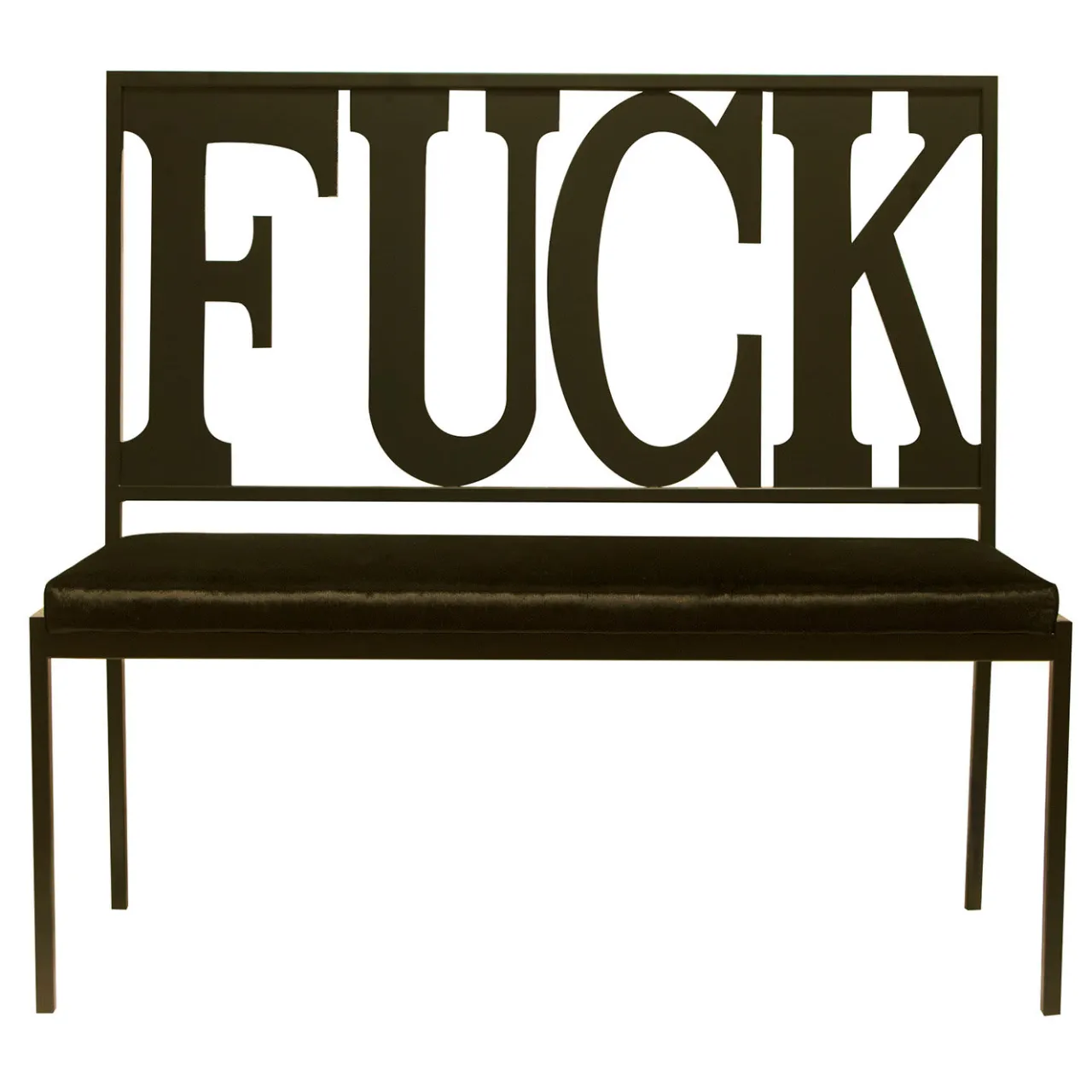 Giulia Ligresti Benches<Black F**k Bench