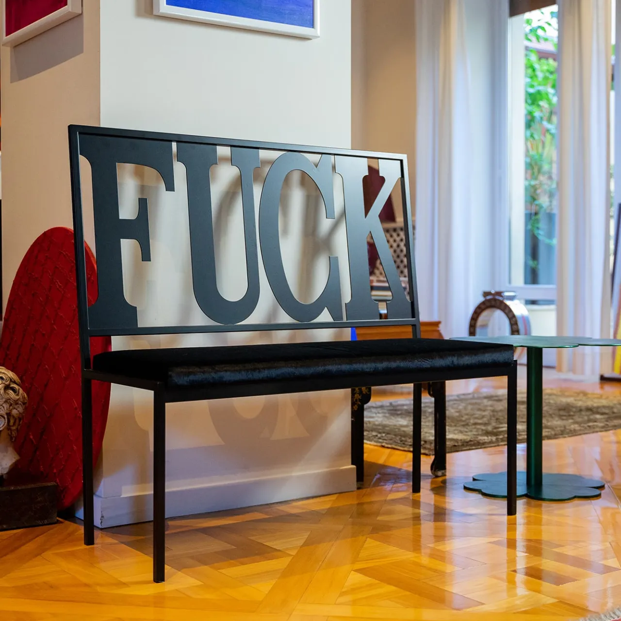 Giulia Ligresti Benches<Black F**k Bench
