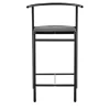 Baleri Italia Bar Stools<Black Kitchen Stool with Lasten Seat