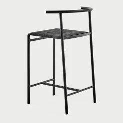 Baleri Italia Bar Stools<Black Kitchen Stool with Lasten Seat
