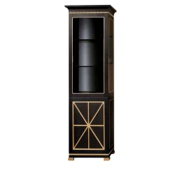 Ros Italia Interiors Cabinets<Black Lacquered Oak Cabinet