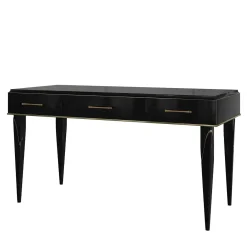 Guerra Vanni Consoles<Black Lacquered Wood Console with Drawers from Studio Privè Collection