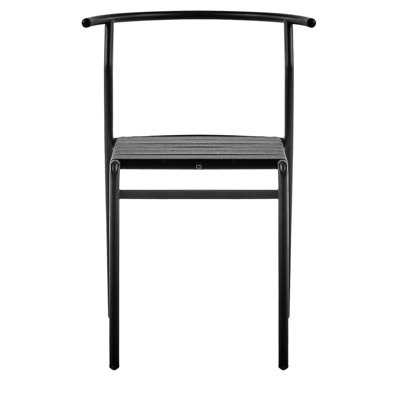 Baleri Italia Chairs<Black Stackable Chair with Lasten Seat