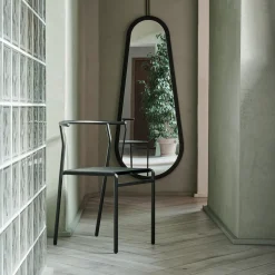 Baleri Italia Chairs<Black Stackable Chair with Lasten Seat