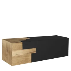 Arkof Sideboards Buffets<Black Suspended Horizontal Fiammifero Cabinet by Giulia Contaldo