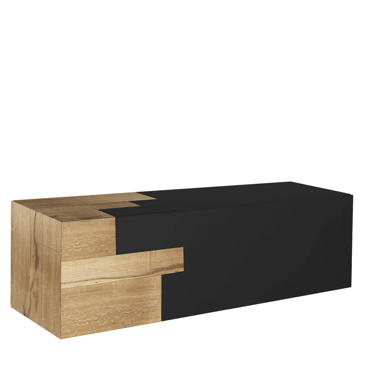 Arkof Sideboards Buffets<Black Suspended Horizontal Fiammifero Cabinet by Giulia Contaldo