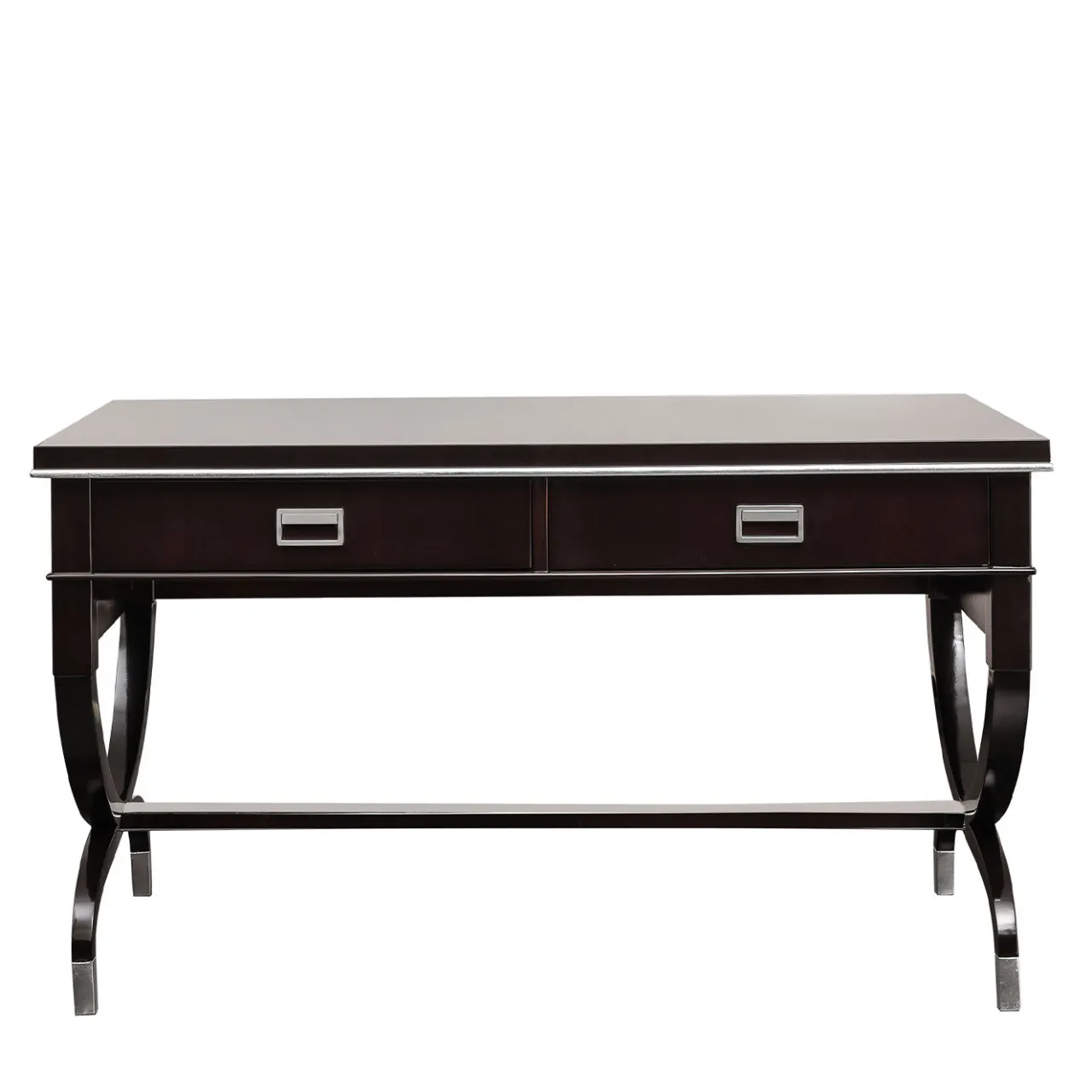 LCI_DECORA Desk & Writing Tables<Black Writing Desk with Chrome Details