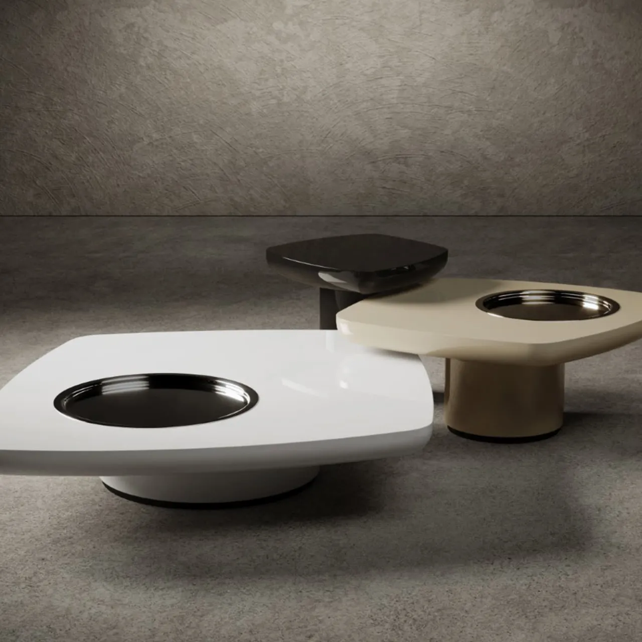Giopagani Coffee Tables<Blackbird White Low Coffee Table