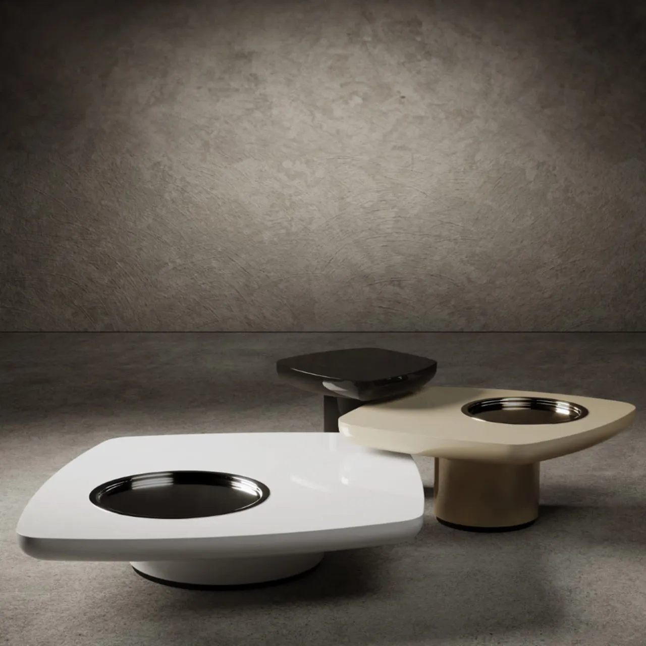 Giopagani Coffee Tables<Blackbird White Low Coffee Table