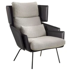 Ferri 1956 Lounge Chairs<Blade Fiberglass High Lounge Chair by Palomba Serafini